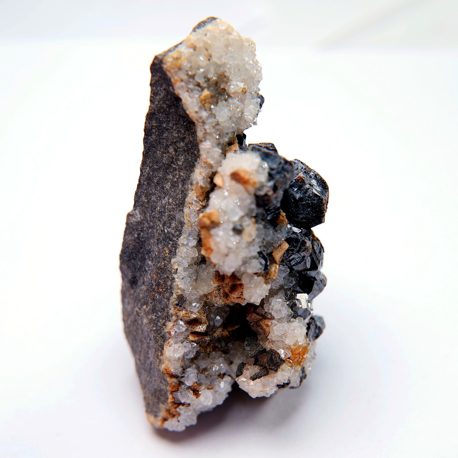 Sphalerite with Quartz on Matrix - 69g - Luna Panther