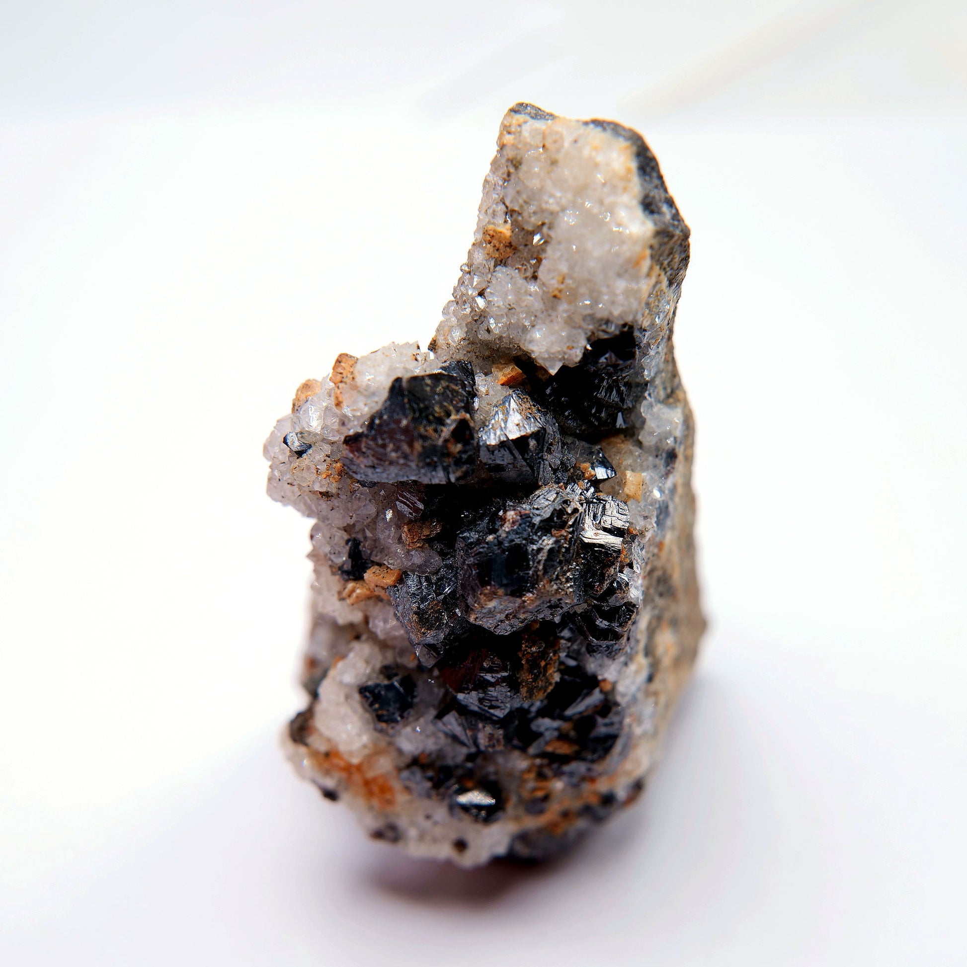 Sphalerite with Quartz on Matrix - 69g - Luna Panther