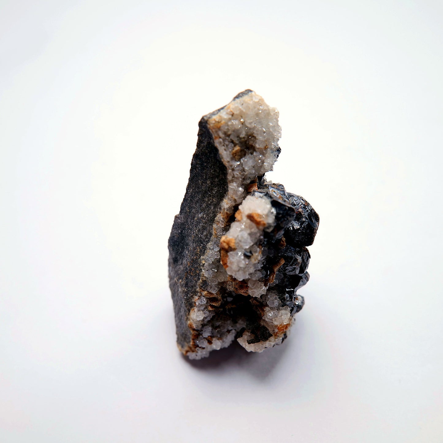 Sphalerite with Quartz on Matrix - 69g - Luna Panther