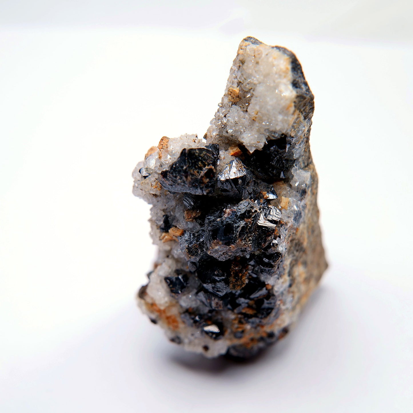 Sphalerite with Quartz on Matrix - 69g - Luna Panther