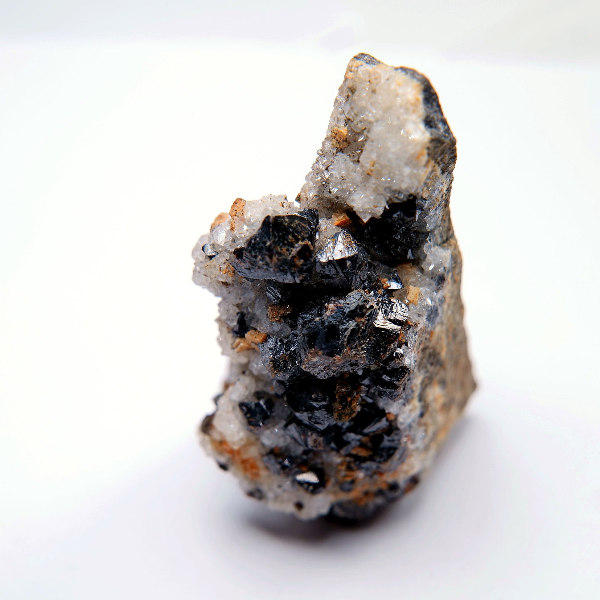 Sphalerite with Quartz on Matrix - 69g - Luna Panther