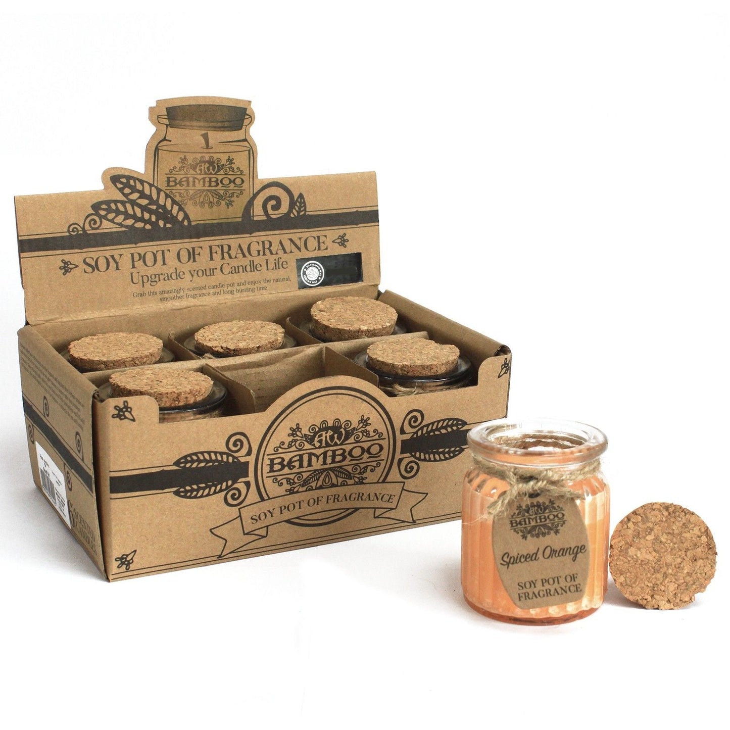 Spiced Orange Soy Pot of Fragrance Candles - Luna Panther