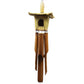 Square Seagrass Bird Box with Chimes 49x15cm - Luna Panther