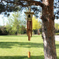 Square Seagrass Bird Box with Chimes 49x15cm - Luna Panther