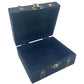 Square Tea Chest - Teal - Luna Panther