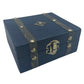 Square Tea Chest - Teal - Luna Panther