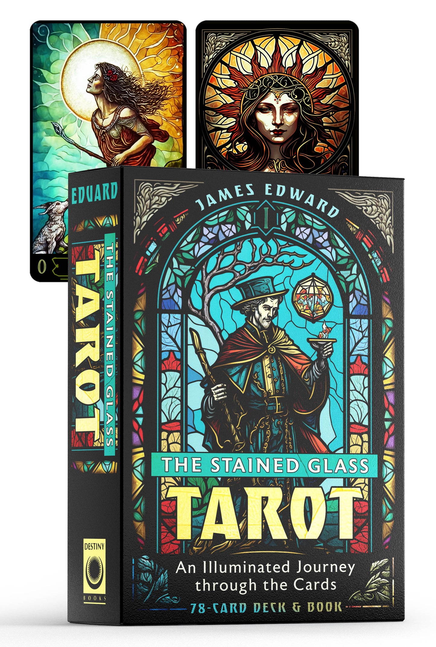 Stained Glass Tarot - Luna Panther