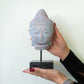 Stillness Buddha Head on Stand - Blue Copper - Luna Panther