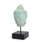 Stillness Buddha Head on Stand - Green Copper - Luna Panther