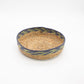 Straw & Seagrass Tray Baskets - Natural Green & Blue - Set of 3 detail view 4 at Luna Panther