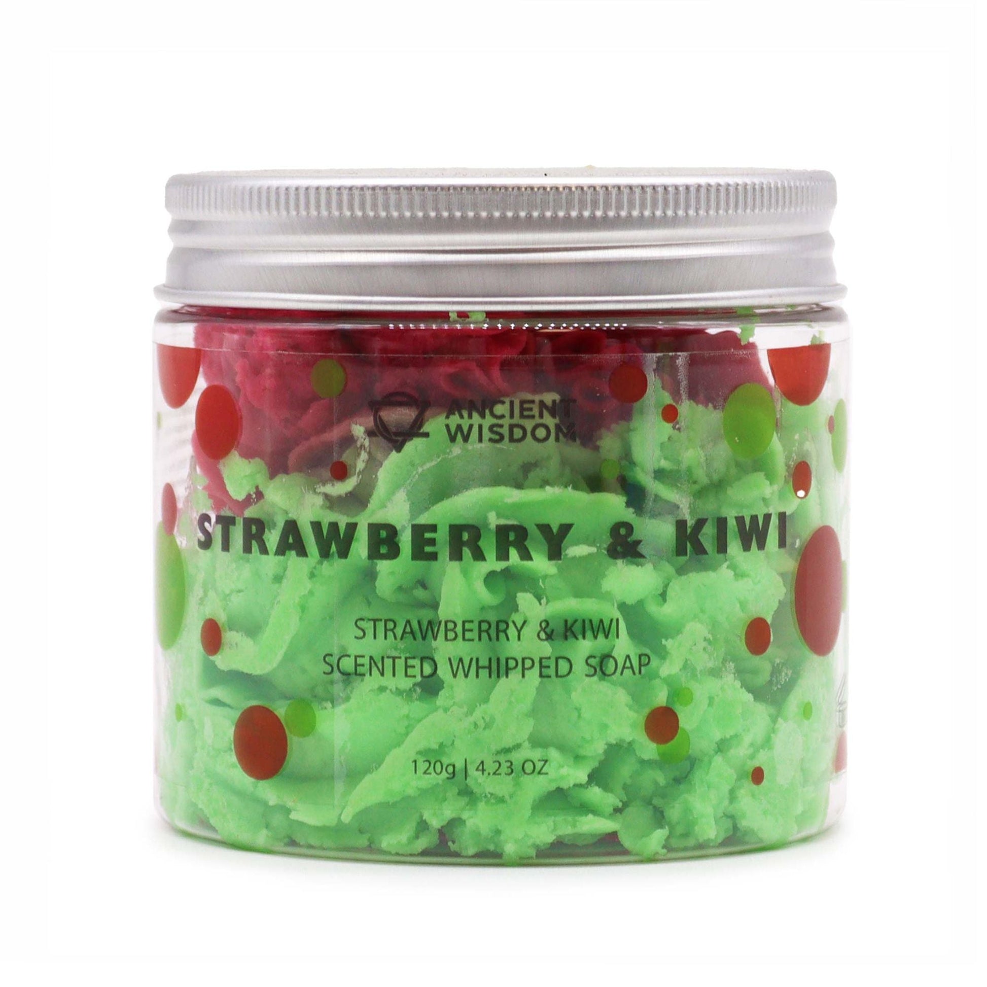 Strawberry & Kiwi Whipped Soap 120 g — bath & body, image 2 of 3.