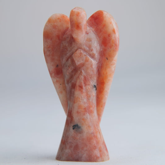 Sunstone Angel Carving 71g 80mm - Luna Panther