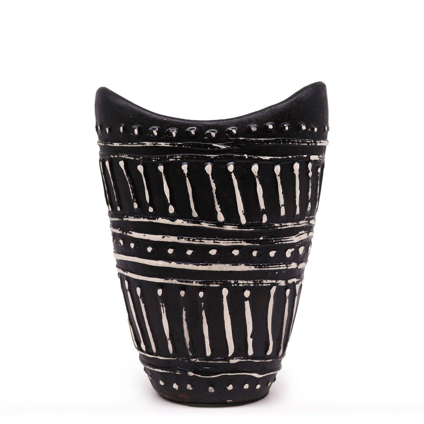 Swirls Shaped Vase - Chocolate - Luna Panther