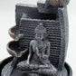 Tabletop Water Feature Buddha, Lotus Flower Cascading Potsx - Luna Panther