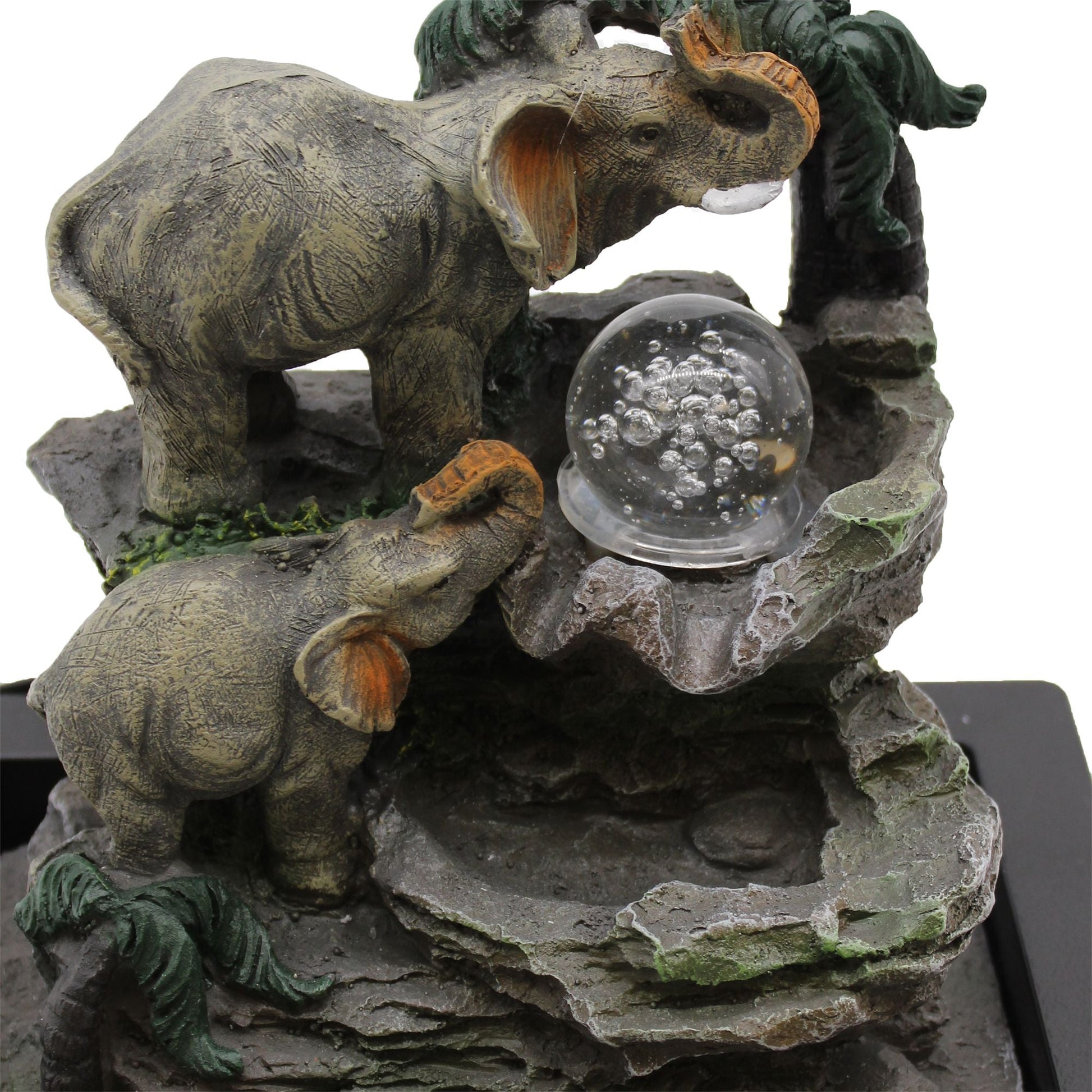 Tabletop Water Feature Elephant Family - Luna Panther