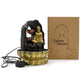 Tabletop Water Feature Golden Meditating Buddha - Luna Panther