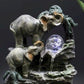 Tabletop Water Feature Golden Meditating Buddha - Luna Panther