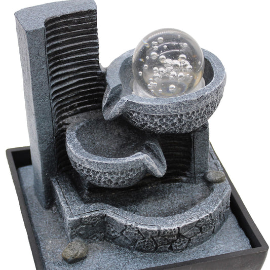 Tabletop Water Feature Relaxing Pouring Pots - Luna Panther alternate view