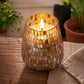 Tall Glass Jar Candles - Amber Mosaic - Luna Panther