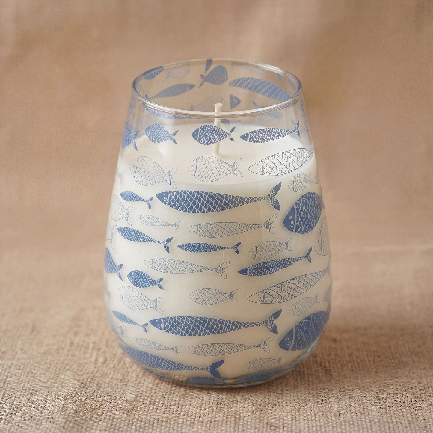 Tall Glass Jar Candles - Seabreeze - Luna Panther