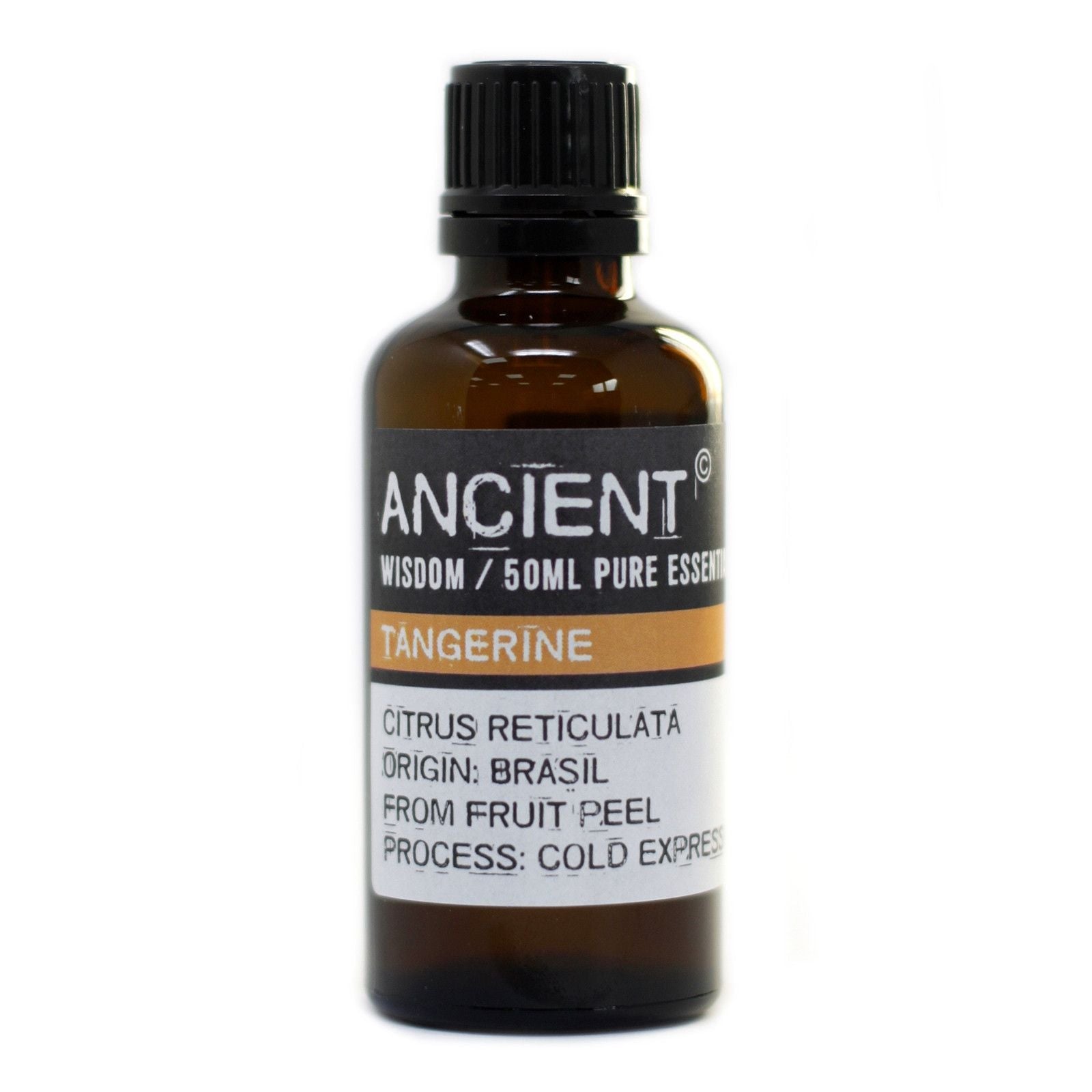 Polished Tangerine 50ml featuring natural patterning and unique variations - Luna Panther