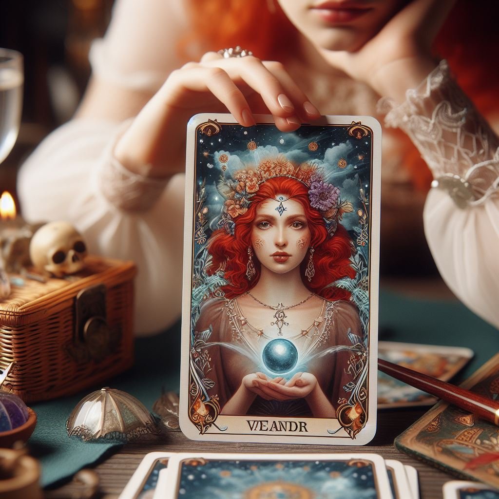 Polished Tarot Reading featuring natural patterning and unique variations - Luna Panther