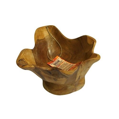 Teak Spiky Finger Bowls Approx. 25m — product, image 1 of 1.