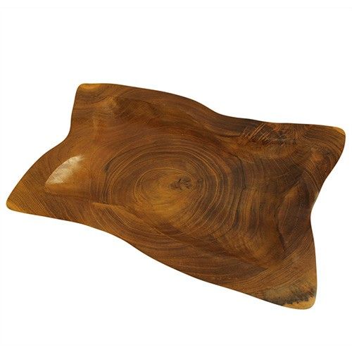 Teak Square Plates Approx. 20 cm — product, image 1 of 1.