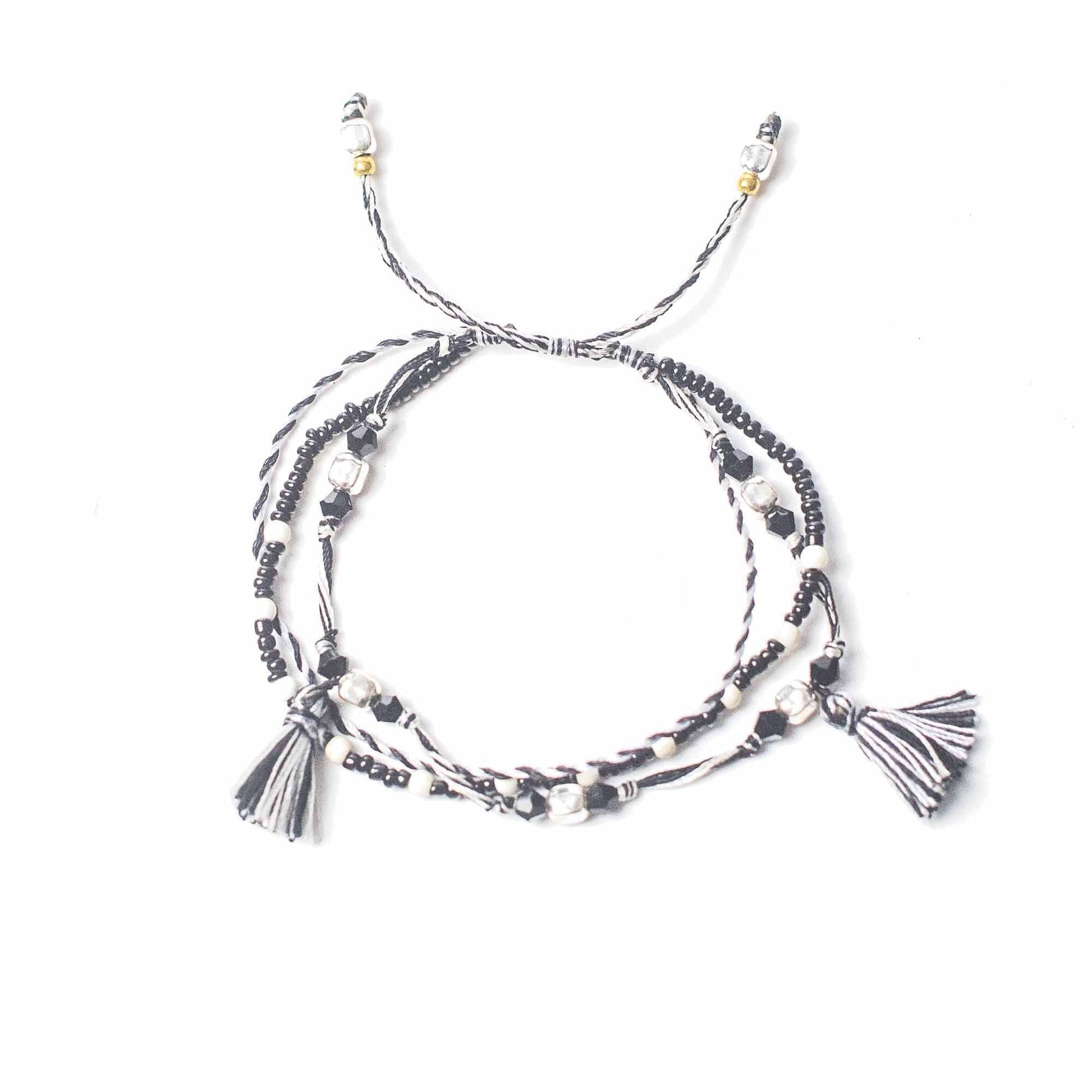 Temple String Bracelet - Balance of Nature - Luna Panther