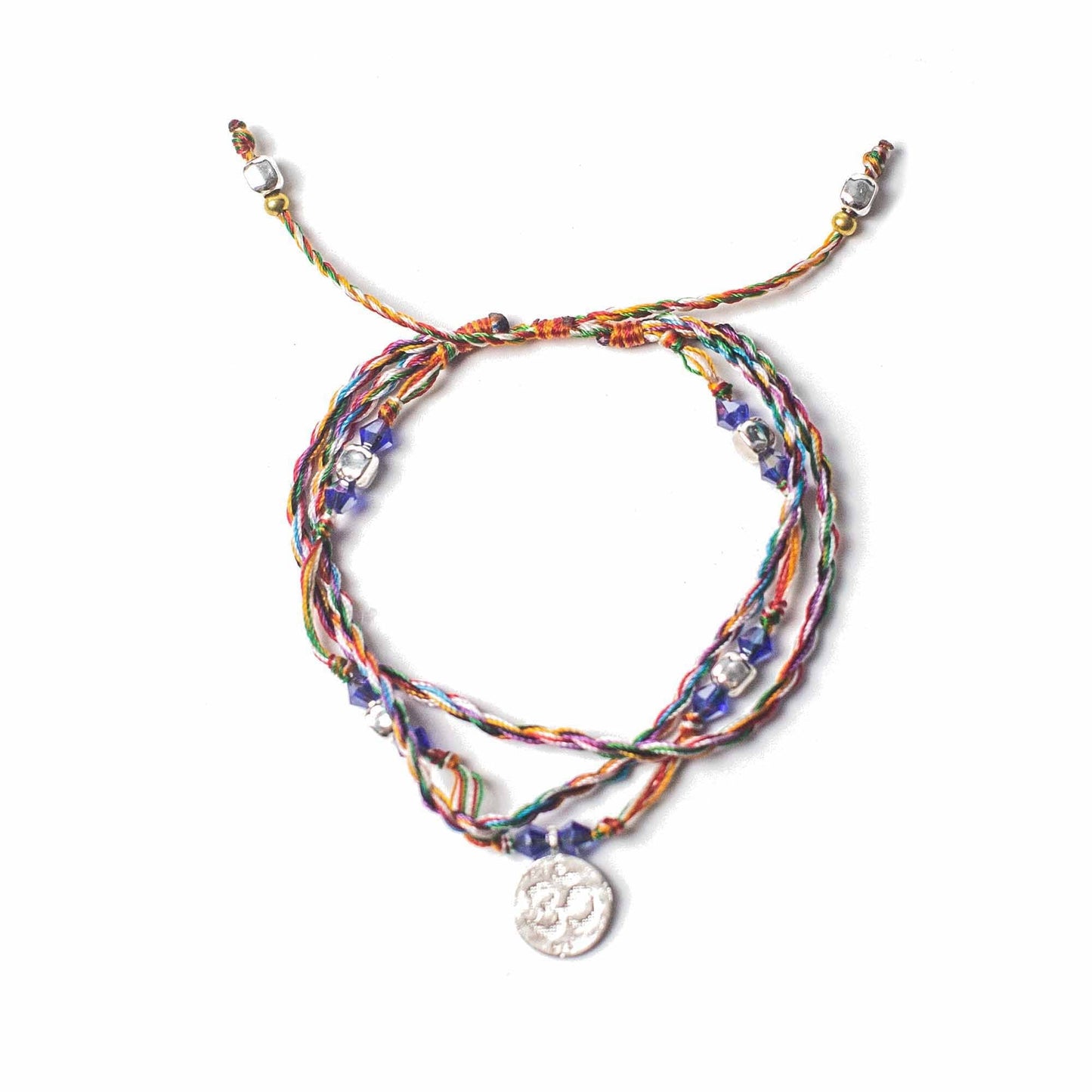 Temple String Bracelet - Om in Serenity - Luna Panther