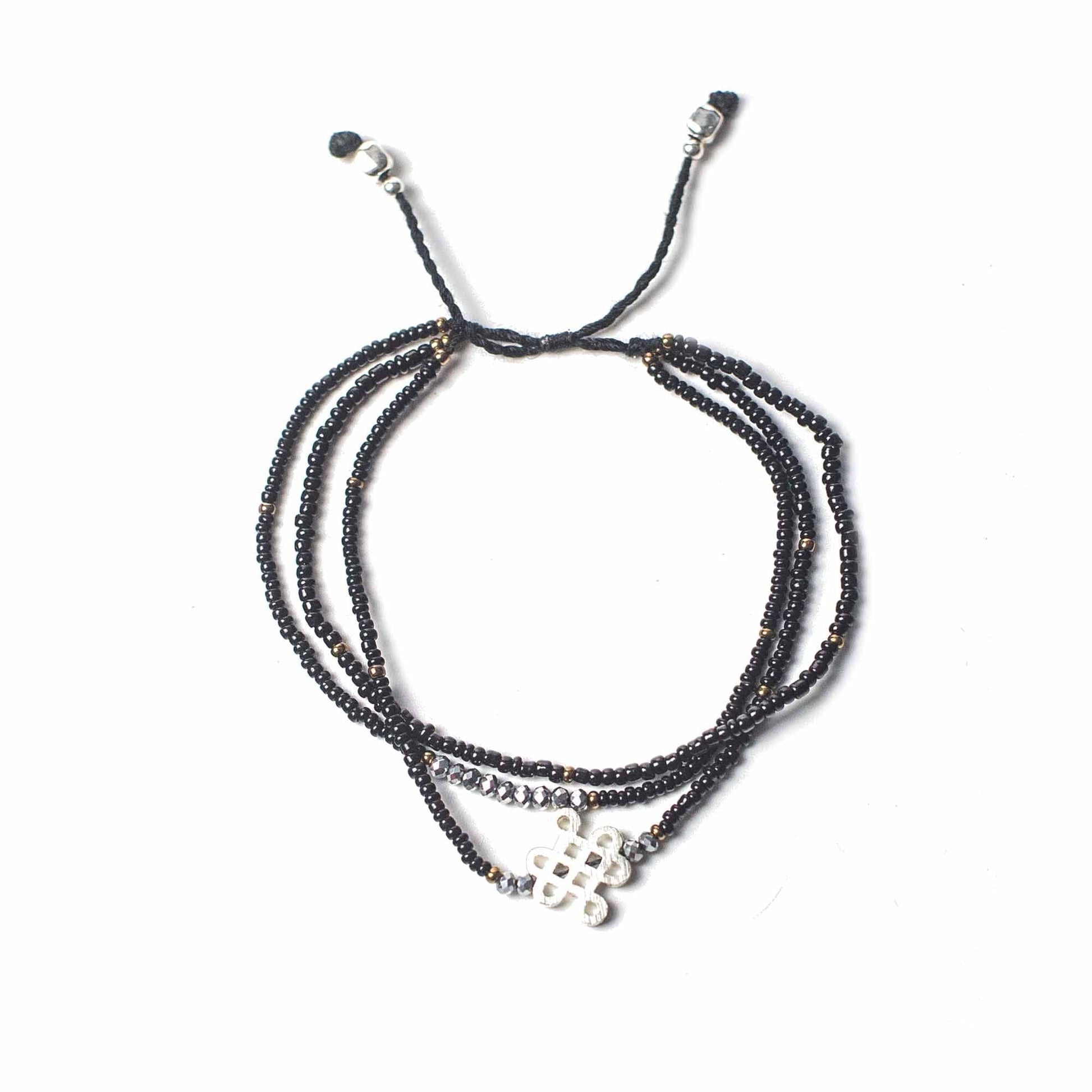 Temple String Bracelet - Spiritual Grounding - Luna Panther