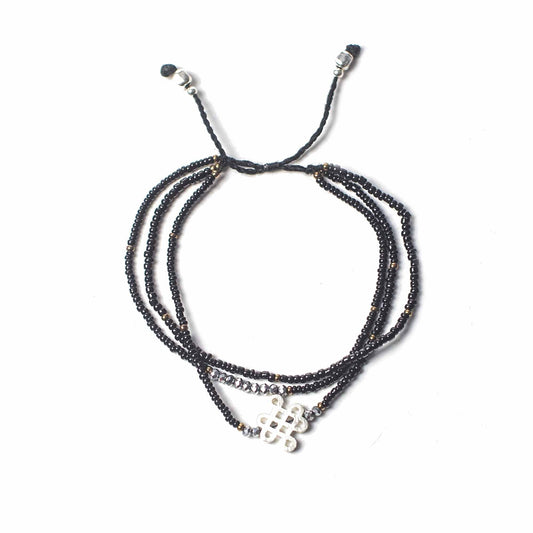 Temple String Bracelet - Spiritual Grounding - Luna Panther