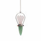 The Heart Oracle – Two Piece Angel Pendulum – Chakra Band – Rose Quartz & Green Aventurine - Luna Panther