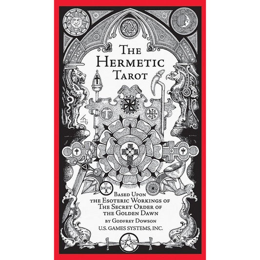 Polished The Hermetic Tarot featuring natural patterning and unique variations - Luna Panther