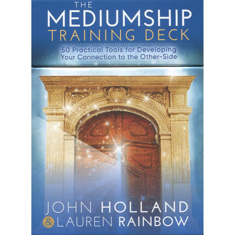 Polished The Mediumship Training Deck featuring natural patterning and unique variations - Luna Panther