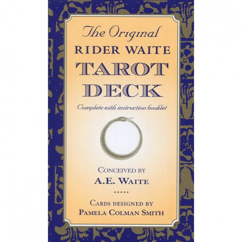 Polished The Original Rider Waite Tarot Deck featuring natural patterning and unique variations - Luna Panther