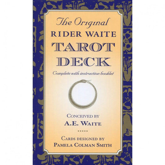 Polished The Original Rider Waite Tarot Deck featuring natural patterning and unique variations - Luna Panther