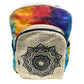 Tie - Dye Hemp Large Backpack - Mandala - Luna Panther