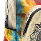 Tie - Dye Hemp Large Backpack - Mandala - Luna Panther