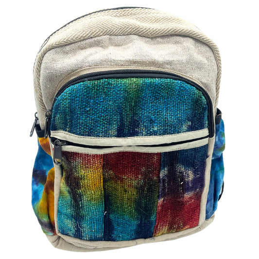 Tie - Dye Hemp Medium Backpack No Print - Luna Panther