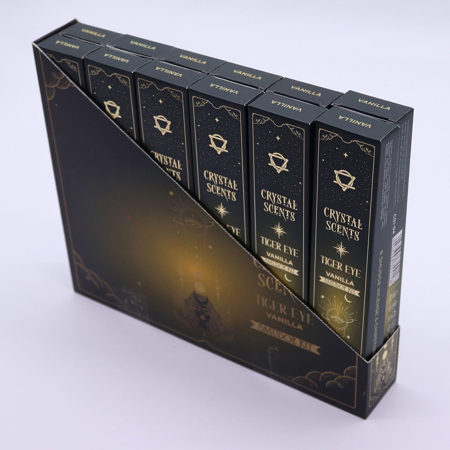 Tiger Eye Crystal Scents Smudge Incense - Vanilla - Luna Panther