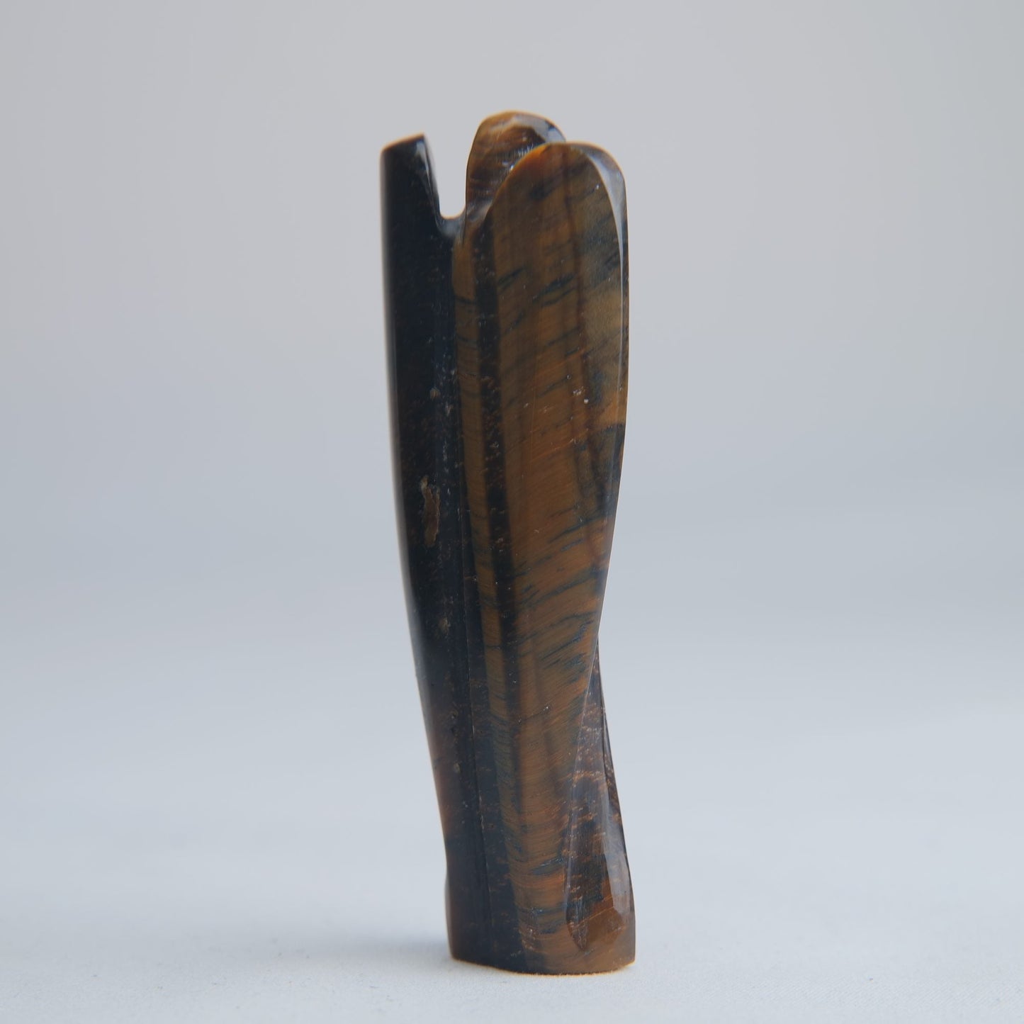 Tiger's Eye Angel Carving 43g 80mm - Luna Panther