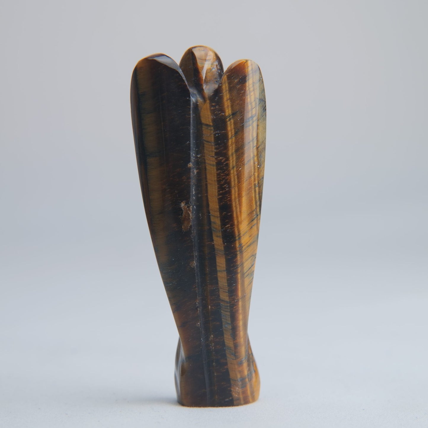 Tiger's Eye Angel Carving 43g 80mm - Luna Panther