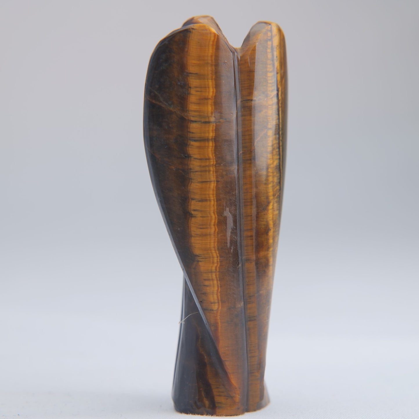 Tiger's Eye Angel Carving 61g 80mm - Luna Panther