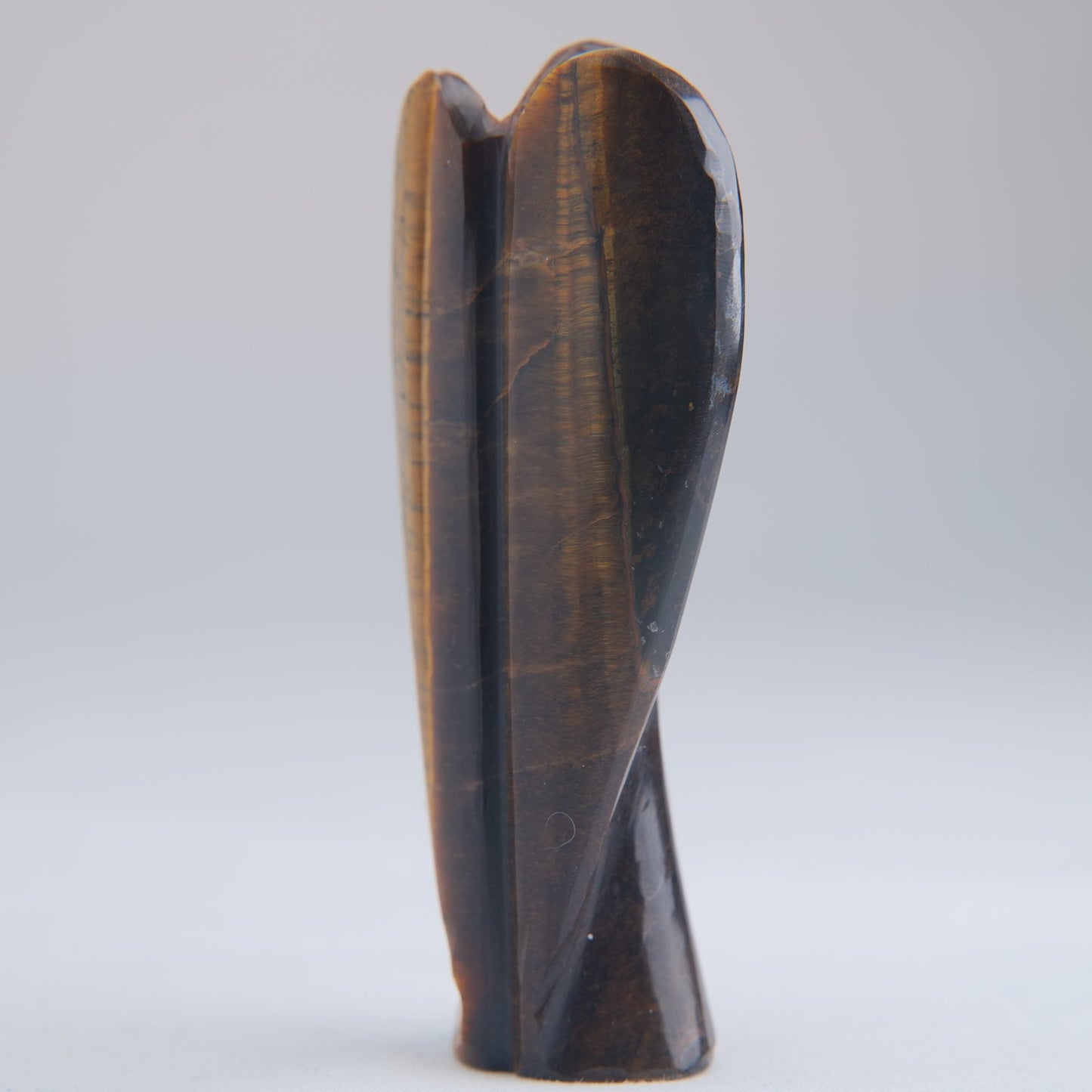 Tiger's Eye Angel Carving 61g 80mm - Luna Panther