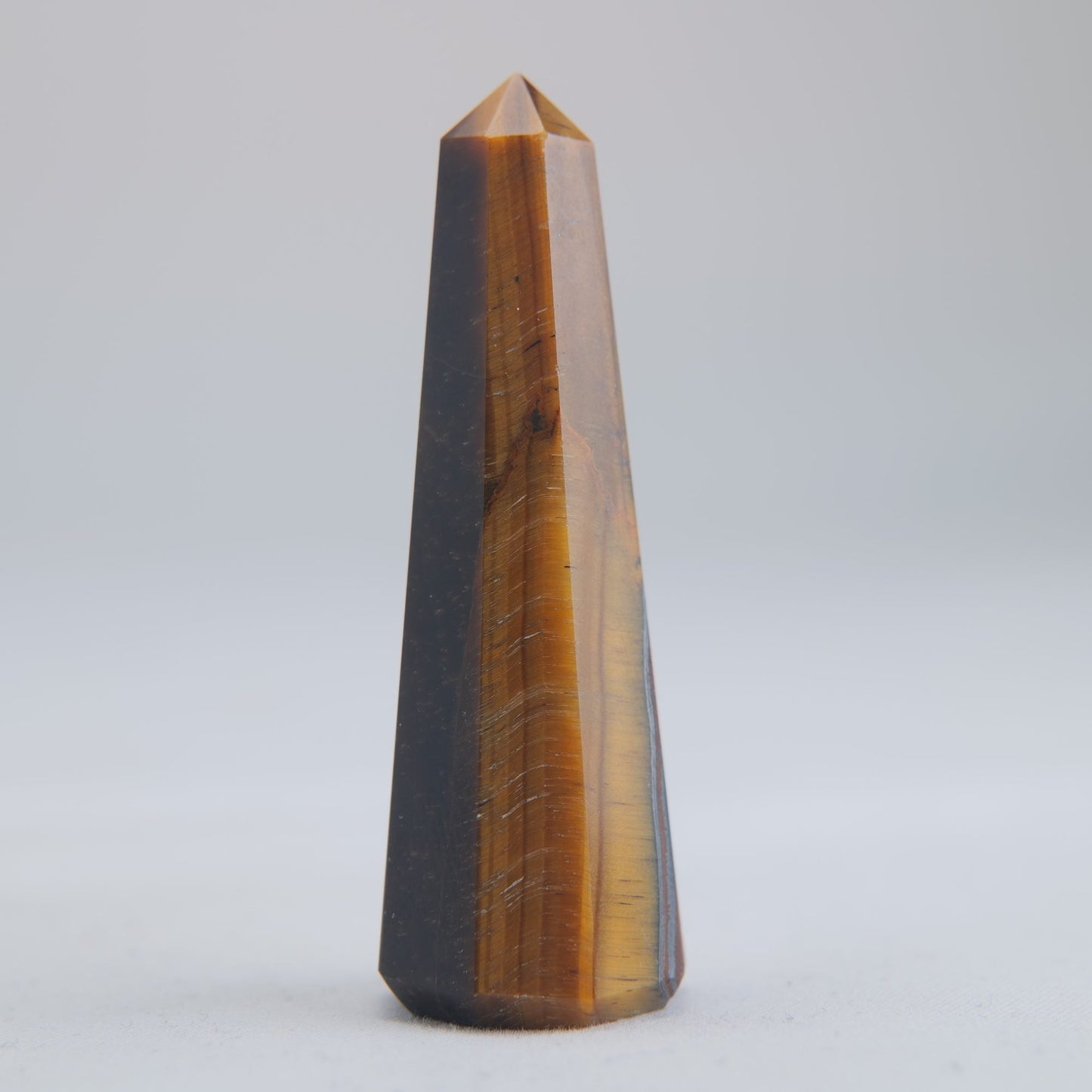 Tigers Eye Crystal Obelisk 22g 55mm - Luna Panther