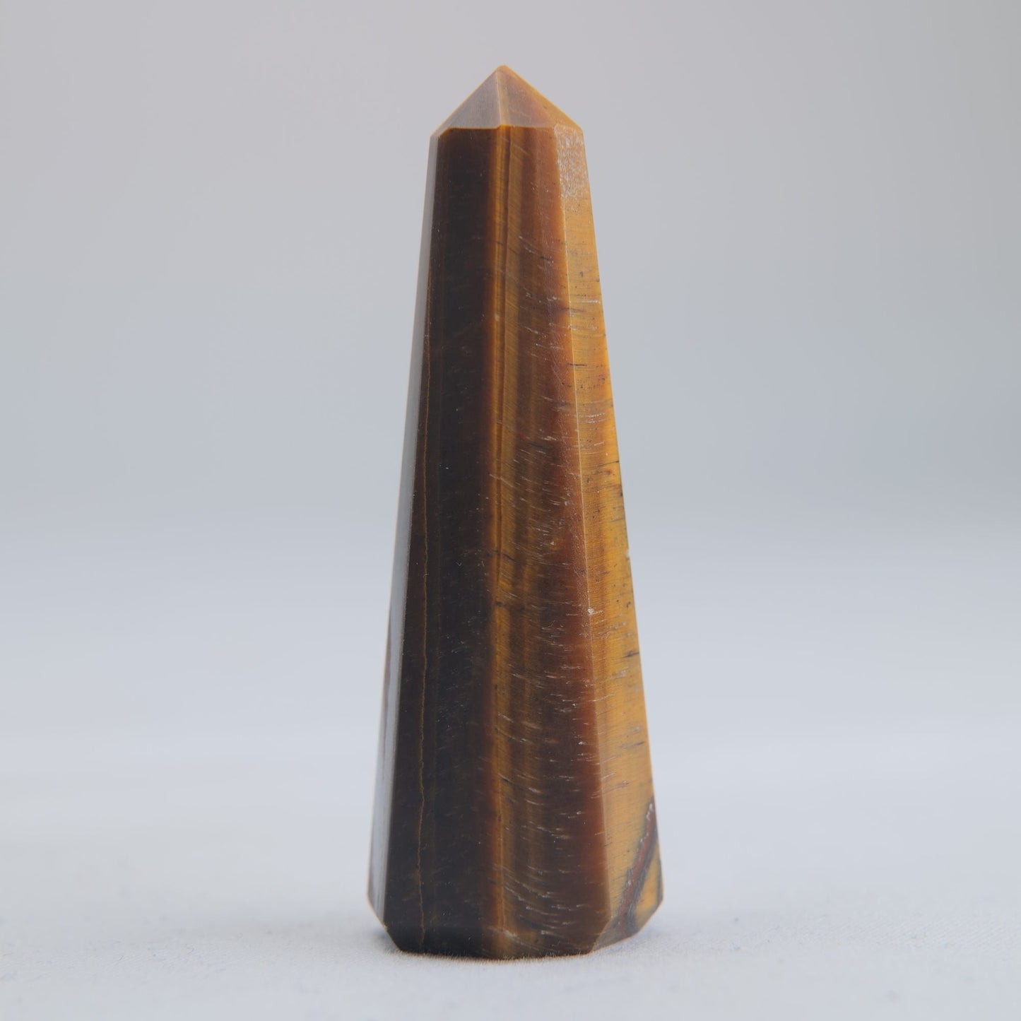 Tigers Eye Crystal Obelisk 22g 55mm - Luna Panther