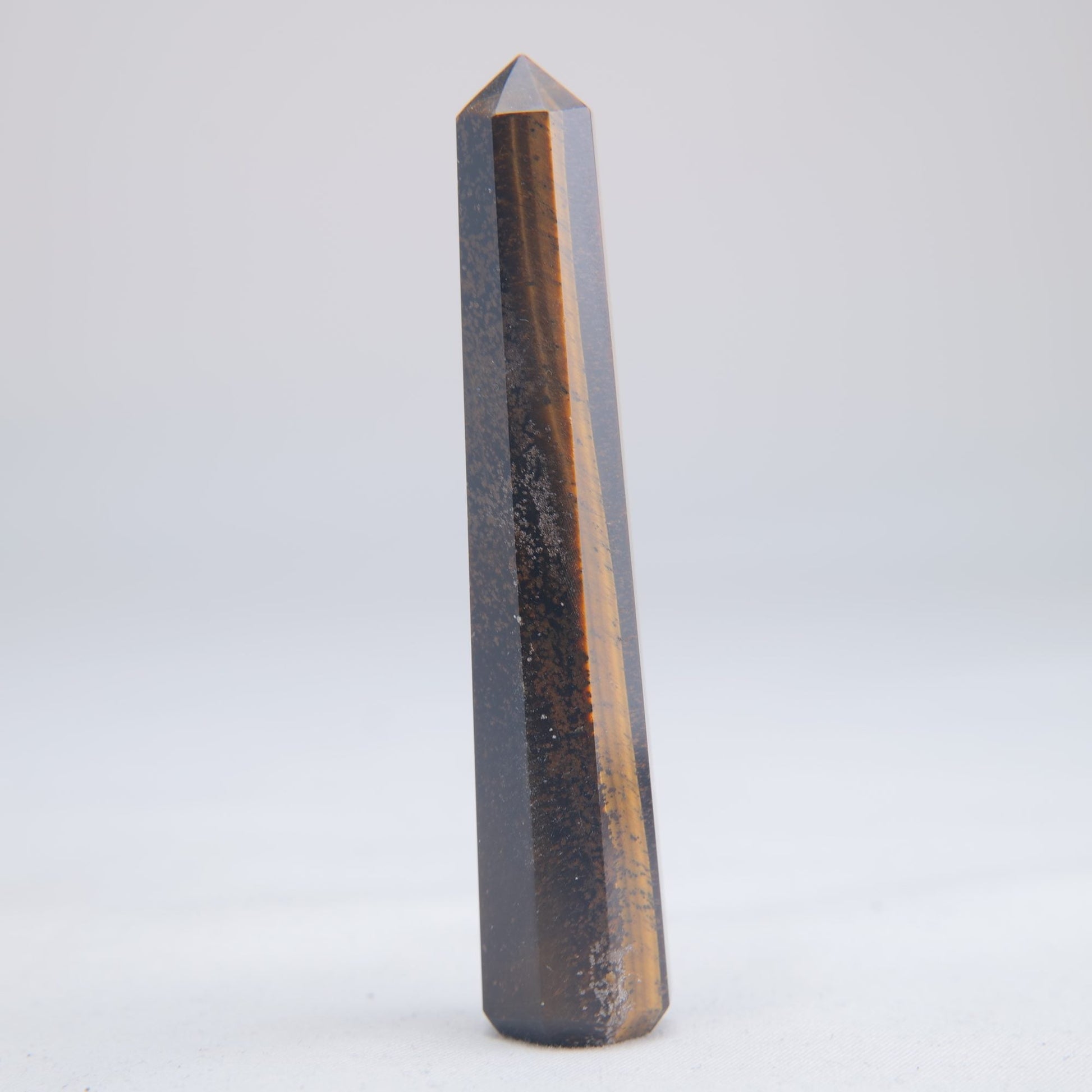 Tigers Eye Crystal Obelisk 30g - Luna Panther