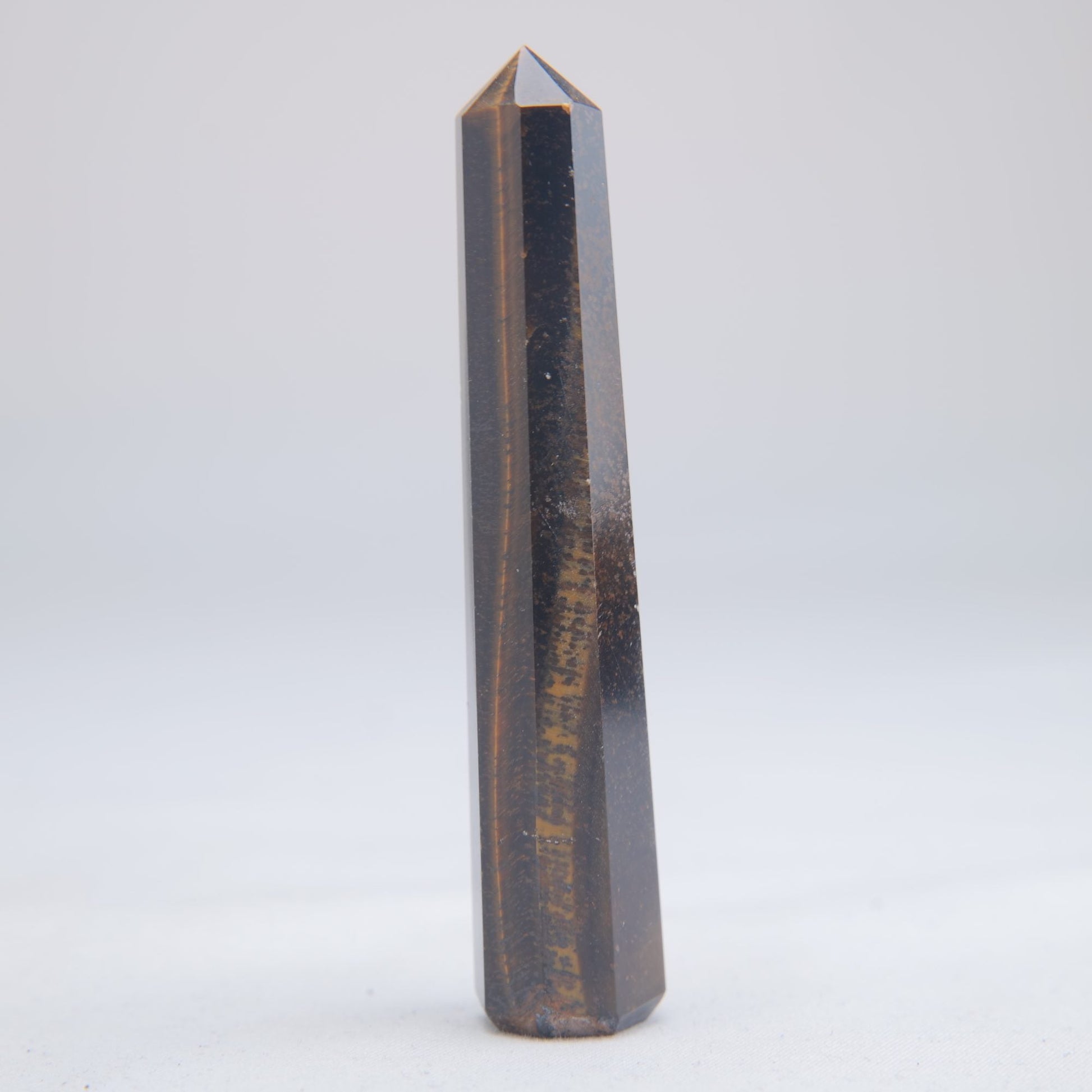 Tigers Eye Crystal Obelisk 30g - Luna Panther