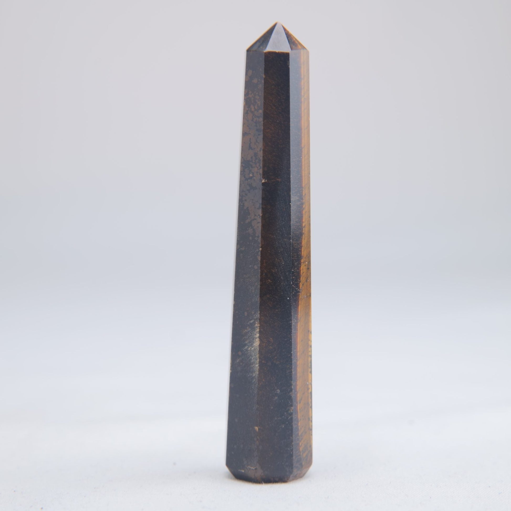 Tigers Eye Crystal Obelisk 30g - Luna Panther